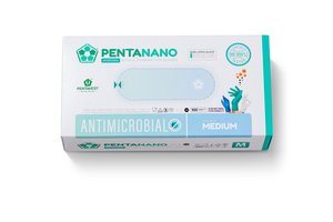 PENTANANO gants en nitrile antimicrobiens